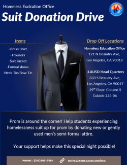 Suit Donation Drive